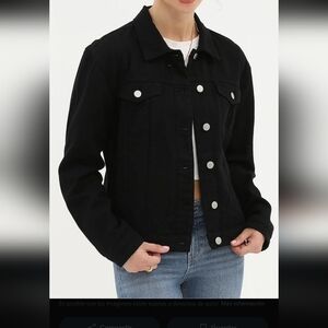 Signature Studio Black Denim Jacket